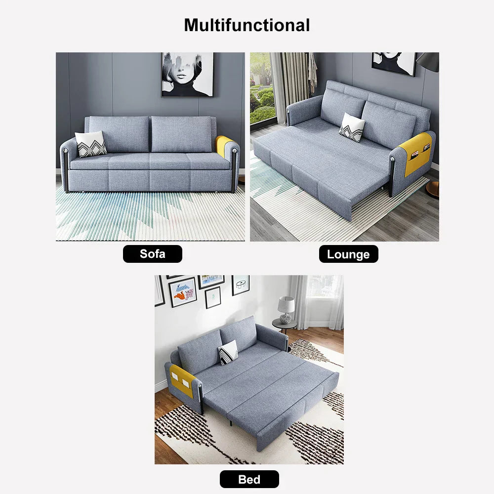 Multifunctional Sofa Bed with Hidden Storage
